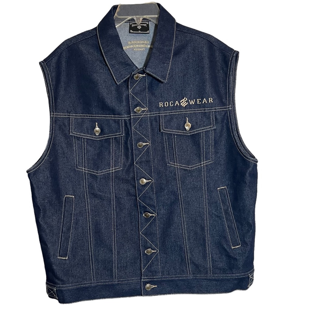 Rocawear Blue Denim Vest